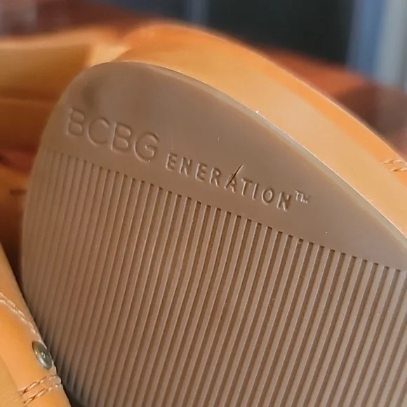 BCBGeneration Tan Leather Mules - Picture 4 of 4